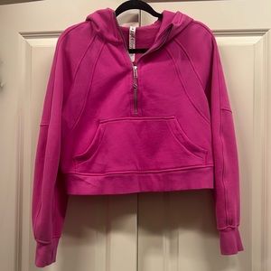 Lululemon athletica XS/S Sonic Pink scuba hoodie